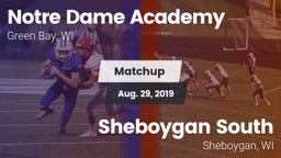 Matchup: Notre Dame Academy vs. Sheboygan South  2019