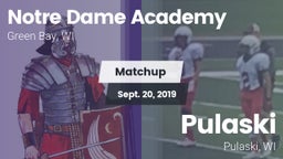 Matchup: Notre Dame Academy vs. Pulaski  2019