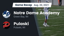 Recap: Notre Dame Academy vs. Pulaski  2021
