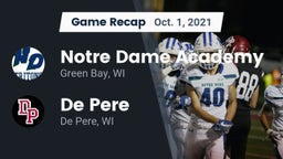 Recap: Notre Dame Academy vs. De Pere  2021