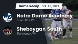 Recap: Notre Dame Academy vs. Sheboygan South  2021