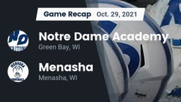 Recap: Notre Dame Academy vs. Menasha  2021
