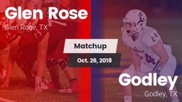 Matchup: Glen Rose High vs. Godley  2018