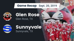 Recap: Glen Rose  vs. Sunnyvale  2019