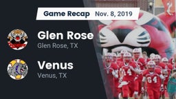 Recap: Glen Rose  vs. Venus  2019