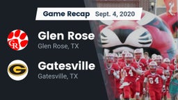 Recap: Glen Rose  vs. Gatesville  2020