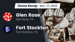 Recap: Glen Rose  vs. Fort Stockton  2022