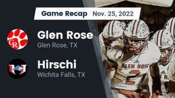 Recap: Glen Rose  vs. Hirschi  2022