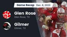 Recap: Glen Rose  vs. Gilmer  2023