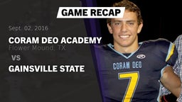 Recap: Coram Deo Academy  vs. Gainsville State 2016