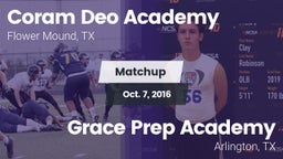 Matchup: Coram Deo Academy vs. Grace Prep Academy 2016