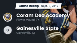 Recap: Coram Deo Academy  vs. Gainesville State  2017