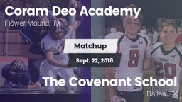 Matchup: Coram Deo Academy vs. The Covenant School 2018