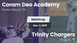 Matchup: Coram Deo Academy vs. Trinity Chargers 2018