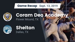 Recap: Coram Deo Academy  vs. Shelton  2019