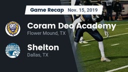 Recap: Coram Deo Academy  vs. Shelton  2019