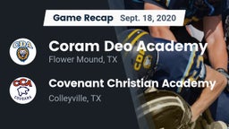 Recap: Coram Deo Academy  vs. Covenant Christian Academy 2020