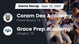 Recap: Coram Deo Academy  vs. Grace Prep Academy 2020