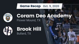 Recap: Coram Deo Academy  vs. Brook Hill   2020