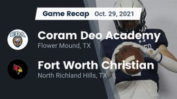 Recap: Coram Deo Academy  vs. Fort Worth Christian  2021