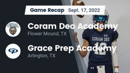 Recap: Coram Deo Academy  vs. Grace Prep Academy 2022
