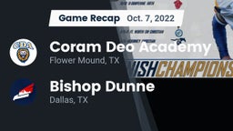 Recap: Coram Deo Academy  vs. Bishop Dunne  2022