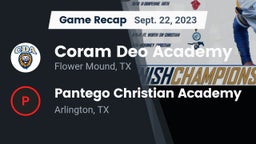 Recap: Coram Deo Academy  vs. Pantego Christian Academy 2023