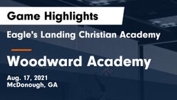 Eagle's Landing Christian Academy  vs Woodward Academy Game Highlights - Aug. 17, 2021
