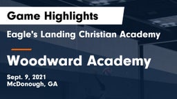 Eagle's Landing Christian Academy  vs Woodward Academy Game Highlights - Sept. 9, 2021