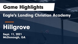Eagle's Landing Christian Academy  vs Hillgrove  Game Highlights - Sept. 11, 2021