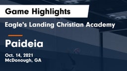 Eagle's Landing Christian Academy  vs Paideia Game Highlights - Oct. 14, 2021