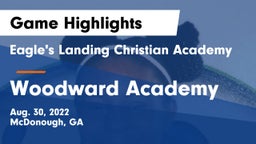 Eagle's Landing Christian Academy  vs Woodward Academy Game Highlights - Aug. 30, 2022