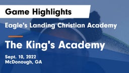 Eagle's Landing Christian Academy  vs The King's Academy Game Highlights - Sept. 10, 2022