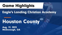 Eagle's Landing Christian Academy  vs Houston County  Game Highlights - Aug. 19, 2023