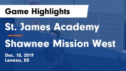 St. James Academy  vs Shawnee Mission West Game Highlights - Dec. 10, 2019