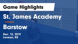 St. James Academy  vs Barstow  Game Highlights - Dec. 12, 2019