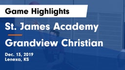 St. James Academy  vs Grandview Christian Game Highlights - Dec. 13, 2019