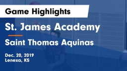 St. James Academy  vs Saint Thomas Aquinas  Game Highlights - Dec. 20, 2019