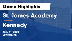 St. James Academy  vs Kennedy  Game Highlights - Jan. 11, 2020