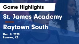 St. James Academy  vs Raytown South  Game Highlights - Dec. 8, 2020