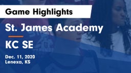 St. James Academy  vs KC SE Game Highlights - Dec. 11, 2020