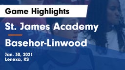 St. James Academy  vs Basehor-Linwood  Game Highlights - Jan. 30, 2021