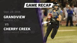 Recap: Grandview  vs. Cherry Creek  2016