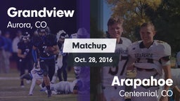 Matchup: Grandview High vs. Arapahoe  2016