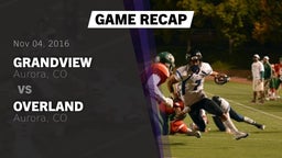 Recap: Grandview  vs. Overland  2016