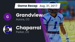 Recap: Grandview  vs. Chaparral  2017