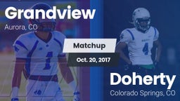 Matchup: Grandview High vs. Doherty  2017