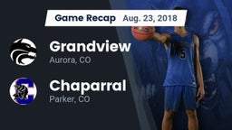 Recap: Grandview  vs. Chaparral  2018