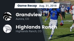 Recap: Grandview  vs. Highlands Ranch  2018