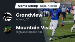 Recap: Grandview  vs. Mountain Vista  2018